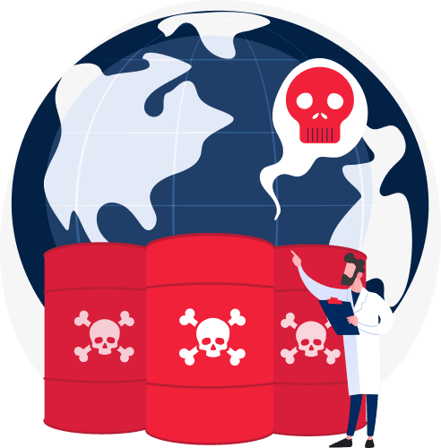 toxic substances around the globe