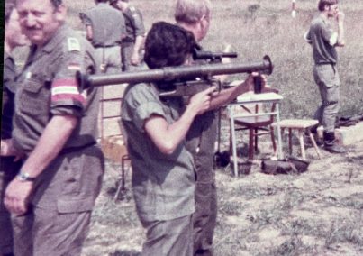 1977 Linda German Military Preparing to Fire a TOW Missile