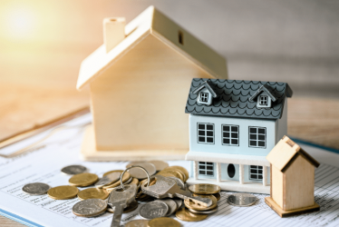 Home loan form application and models of houses