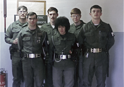 linda with military group